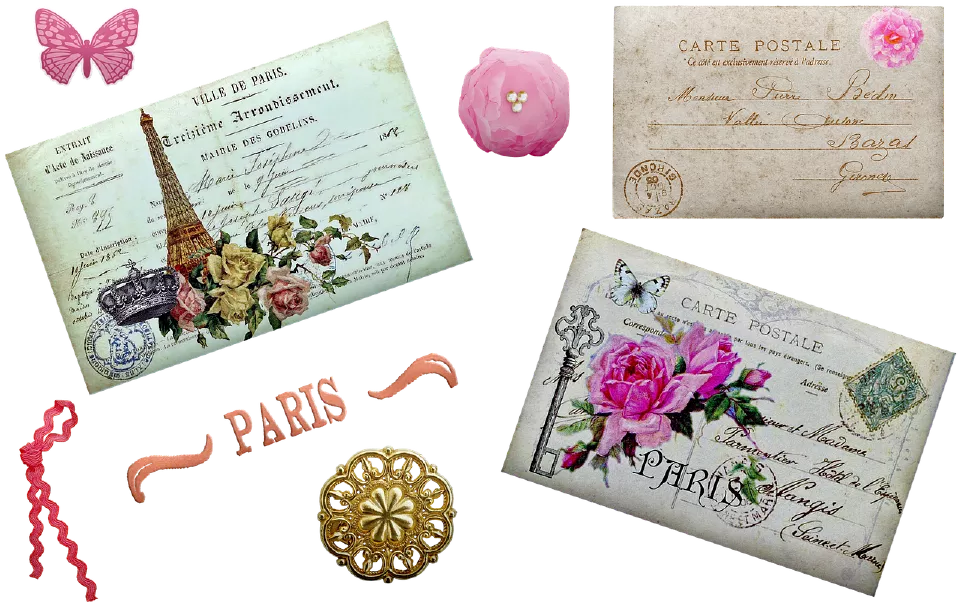old French post cards - Contact