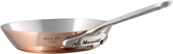 Mauviel M'Minis 1 mm Copper & Stainless Steel Mini Frying Pan With Stainless Steel Handle